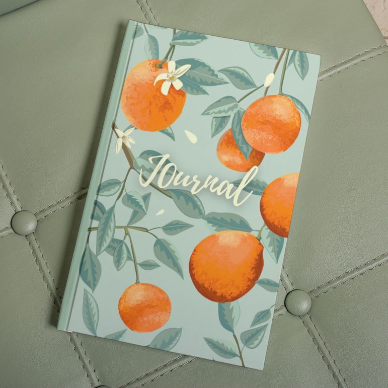 Bullet Journal - A rayas NARANJAS