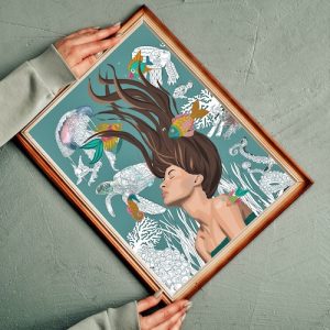 Digital Art Print Water 2 - Sara Baptista