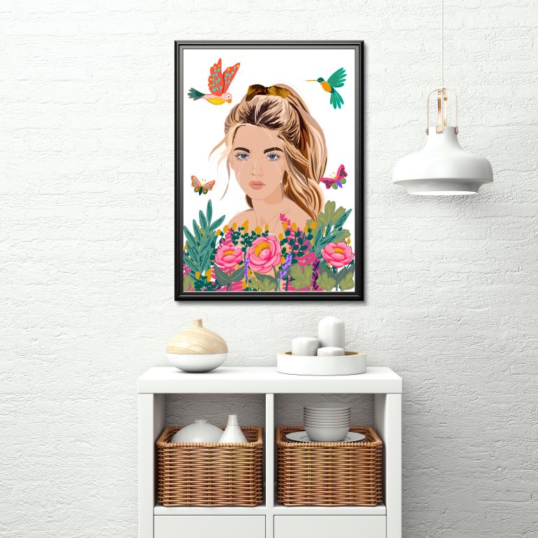Digital Art Print Flowers 1 - Sara Baptista