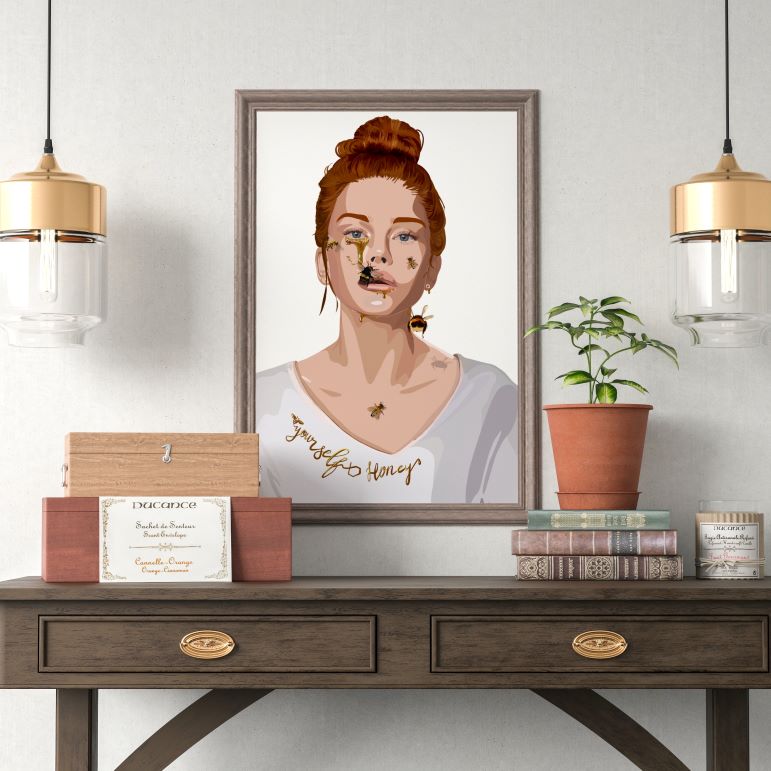 Digital Art Print Honey 2 - Sara Baptista