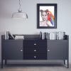 Watercolor print Tropical Scarlet Plumes Fine Art 2 - Sara Baptista