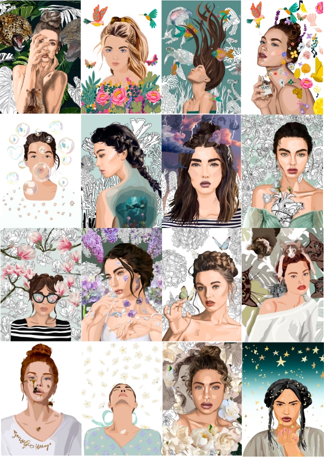 Coloring book Journal arte digital