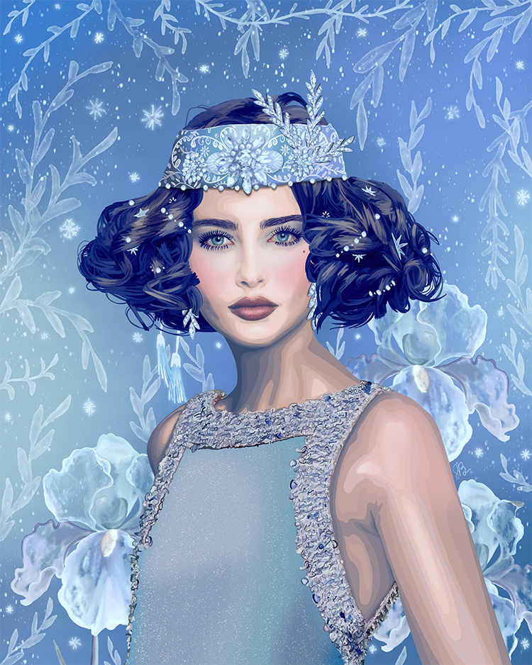 Digital Art- Grace of the Twenties- Sara Baptista