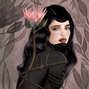 Digital Art-Trapped In Bloom-Sara Baptista